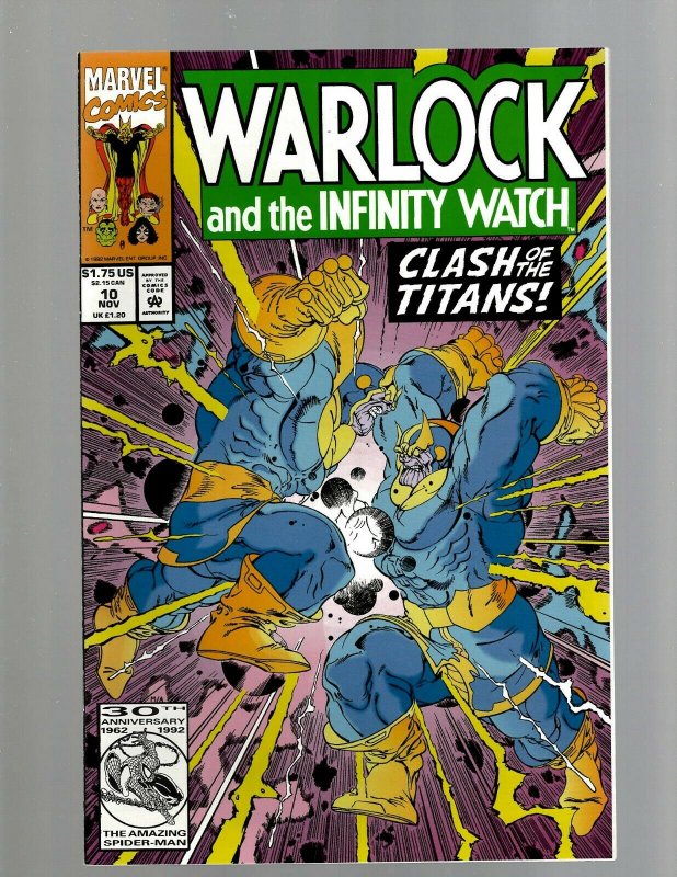 Lot of 12 Warlock and the Infinity Watch Comics #1 2 3 4 5 6 7 8 9 10 11 12 GK48