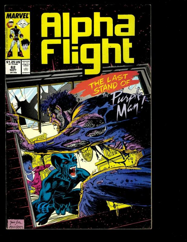 12 Alpha Flight Marvel Comics # 3 4 5 7 23 41 48 49 50 51 62 64 EK4 