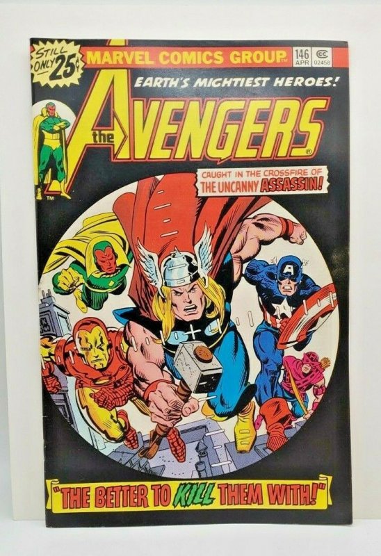 Avengers 1975 #140,141,142,143,144,145,146,147 LOT price on all 7  VF/NM