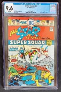 All Star Comics #58 DC 1976 CGC 9.6 White pages