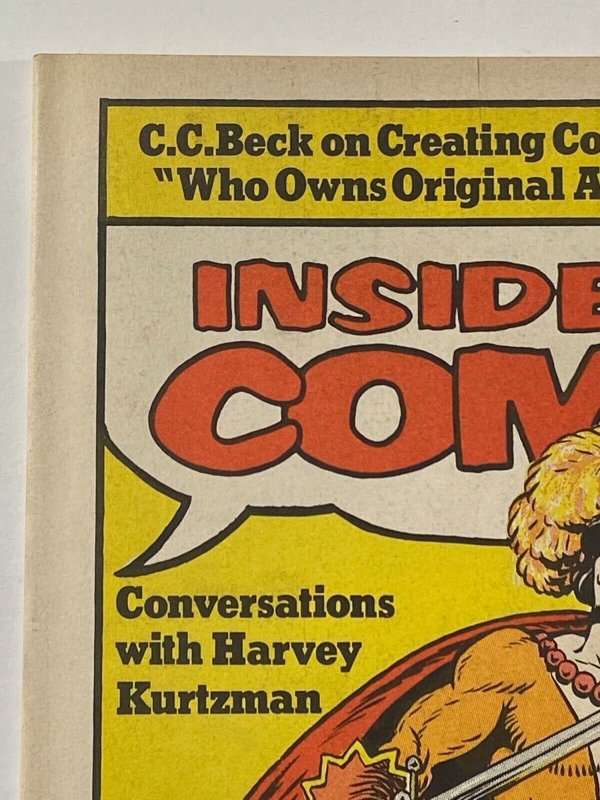 Inside Comics #4 Fanzine 1974 Harvey Kurtzman Interview Steve Ditko Essay