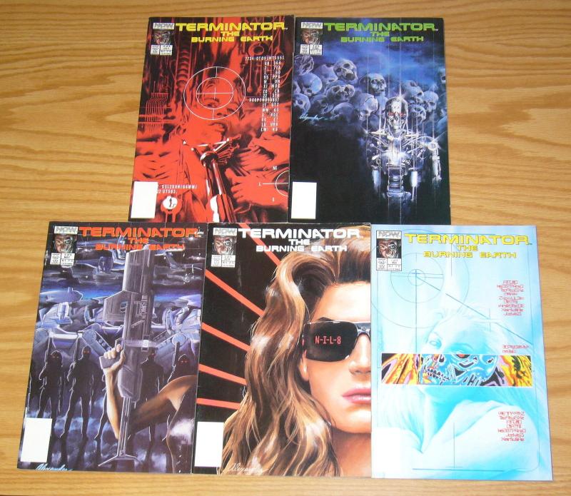 Terminator: the Burning Earth #1-5 VF/NM complete series ALEX ROSS now set 2 3 4