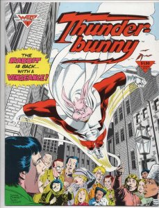 THUNDER-BUNNY #1, NM-, Rabbit, Warp Graphics 1985 Magazine more Indies in store