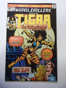 Marvel Chillers #3 (1976) Origin of Tigra! FN Condition