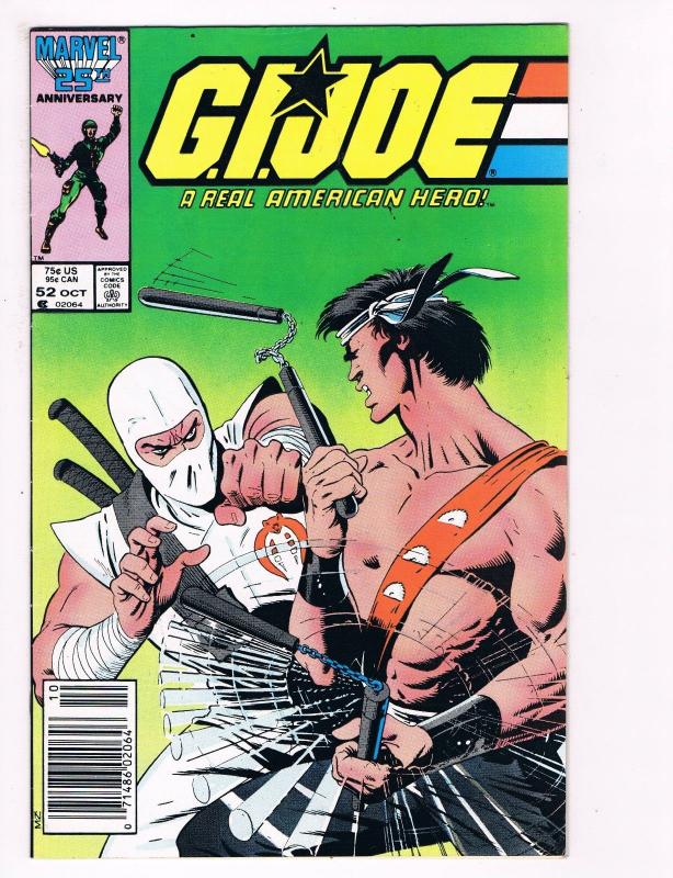 G.I. Joe # 52 Marvel Comic Books Awesome Issue Snake Eyes Cobra Scarlet WOW! S31