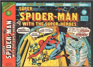 Super Spider-man & The Super-Heroes #189 1976-Cyclone -Thor & Silver Su