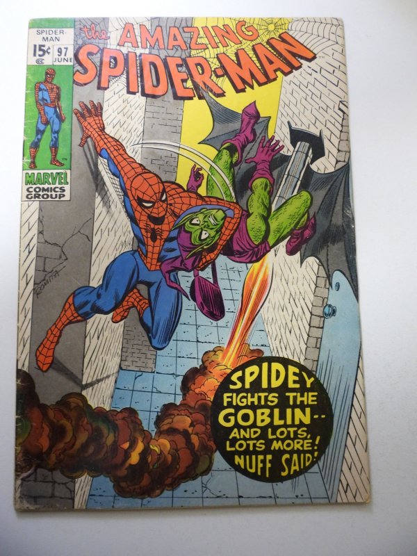 The Amazing Spider-Man #97 (1971) VG Condition moisture stain