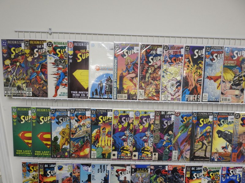 Huge Lot 130+ Comics W/ Flash, and Superman!!! Avg FN/VF Condition!