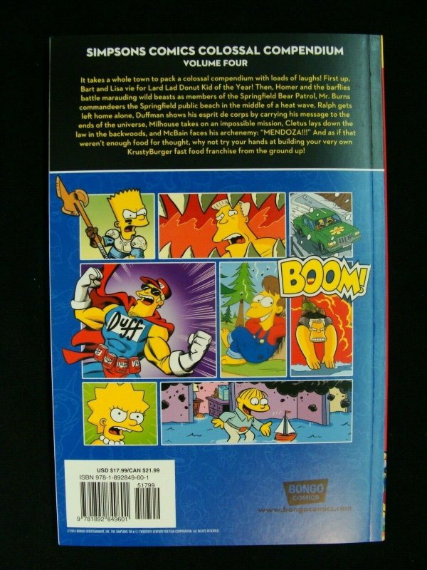 Simpsons Comics Colossal Compendium Volume Four 4 Bongo Comics TPB