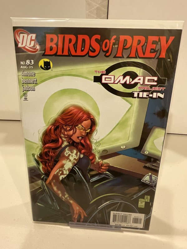 Birds of Prey #83  2005  Adriana Melo Cover!   9.0 (our highest grade)  OMAC!