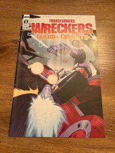 Lot Of 4 Transofmers Wreckers Tread & Circuits IDW Comic Books 1 2 3 4 NM 9 J430