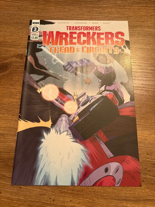 Lot Of 4 Transofmers Wreckers Tread & Circuits IDW Comic Books 1 2 3 4 NM 9 J430