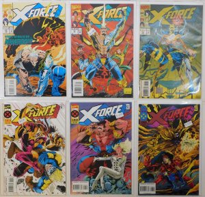 X-Force Lot of 6 #35, 36, 39, 41, 42, 43 (1994) Marvel Comics 1st Print