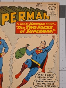 Superman #137 (DC Comics May 1960)