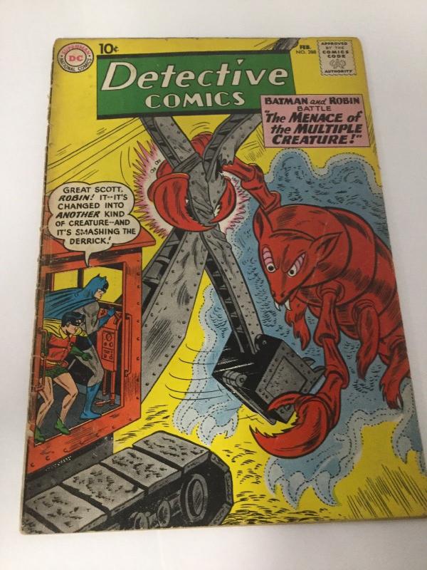 Detective Comics  288 3.0 Gd/Vg Good Very Good Water Damage DC Comics SA 