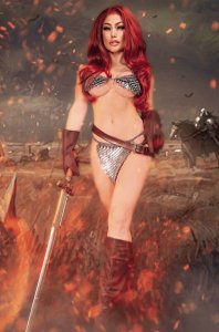 Red Sonja Empire Damned #3 2024 Cosplay 1:10 Variant Dynamite EB111