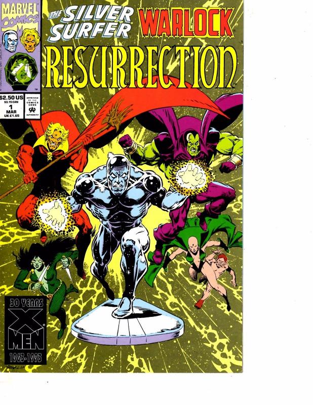 Lot Of 2 Marvel Comics X-Men Manifest #5 and Silver Surfer Warlock #1 JB4