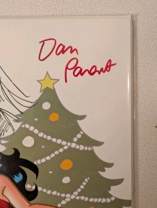 VAMPIRELLA #1 Dan Parent Exclusive Christmas In July Double Signed Remarqued COA