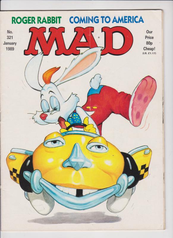 MAD MAGAZINE  U.S EDITION 1989 # 284 / BRITISH EDITION JAN. 1989 #321