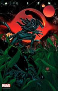 (2021) MARVEL COMICS ALIEN #8 1:25 R.B.Silva VARIANT COVER!