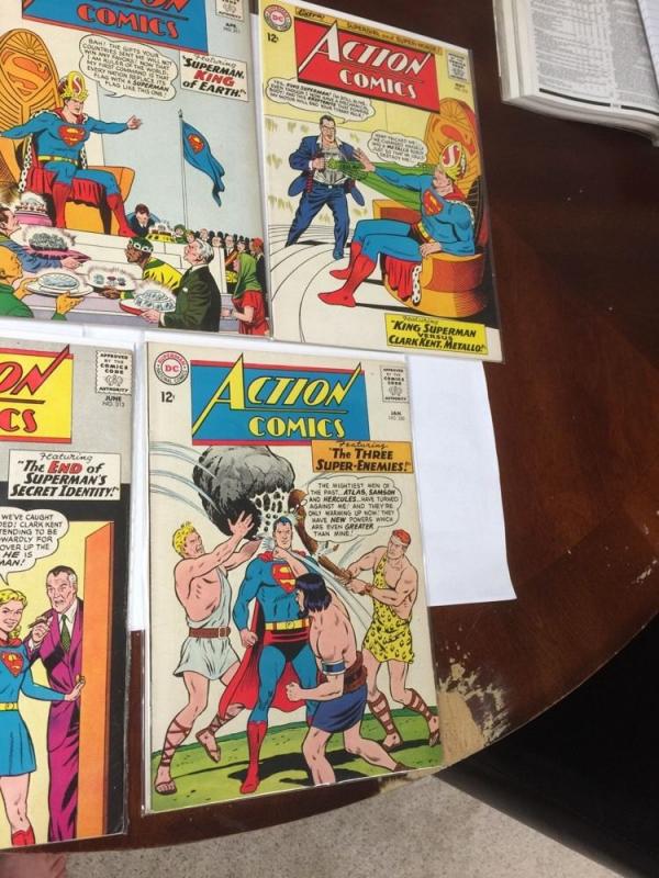 Action Comics 291 296 297 303 304 308 311 312 313 320 All 3.0-6.0