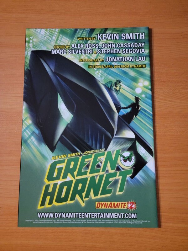 Green Hornet #1B J Scott Campbell Variant ~ NEAR MINT NM ~ 2010 Dynamite Comics
