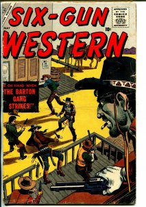 Six-Gun Western #3 1957-Atlas-Joe Maneely-Gene Colan-Dick Ayers-Bob Powell-VG