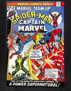 Marvel Team-up #16 Spider-Man Captain Marvel