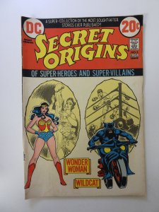 Secret Origins #3 (1973) VG+ condition moisture damage