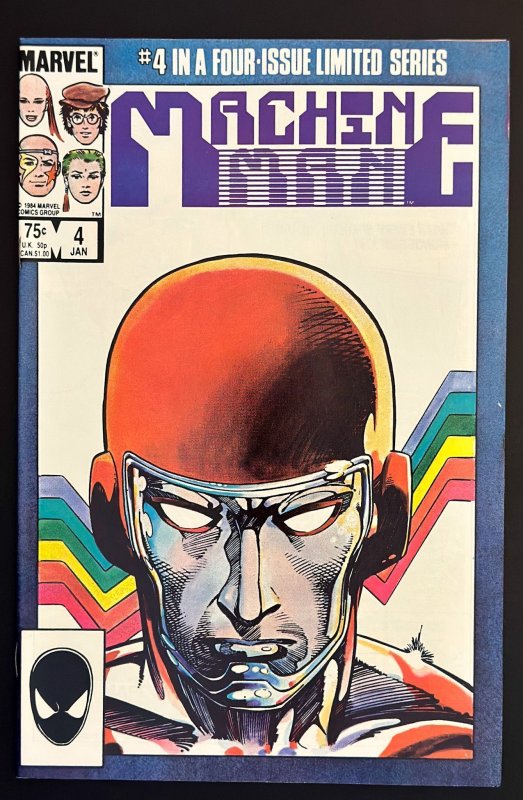 Machine Man #1 [Key] Direct Edition (1984)  LOT 4 books #1-4 - VF+/NM-