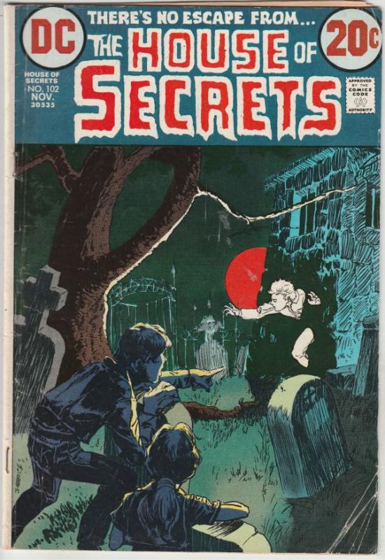 House of Secrets #102 (Nov-72) VG Affordable-Grade 