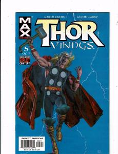7 Thor Marvel Comics Vikings # 1 2 3 4 5 + Godstorm & Thorion The New Asgods RC5
