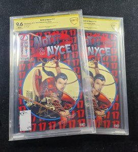 Notti & Nyce 2PC #17 - Signed Marat Mychaels Good & Bad Editions- CBCS 9.6 -2016