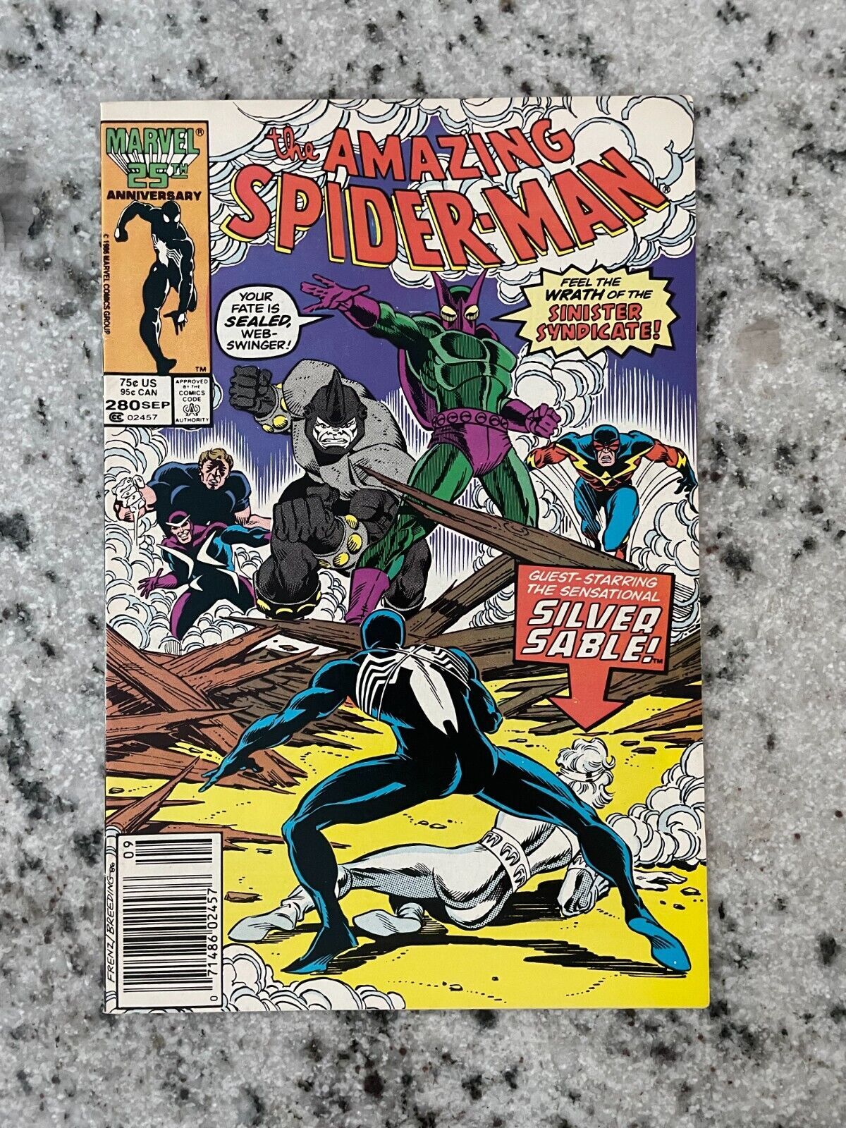 Amazing Spider Man 280 Nm Marvel Comic Book Goblin Rhino Vulture Doc Ock Cm65 Comic Books 5570