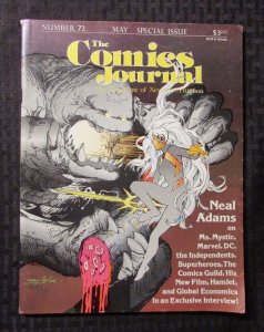 1982 COMICS JOURNAL Magazine #72 FN- Neal Adams Ms. Tree