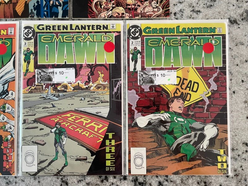 5 DC Comics Emerald Dawn # 2 3 4 G Lantern + Wasteland # 1 + Doc Savage # 1 J962