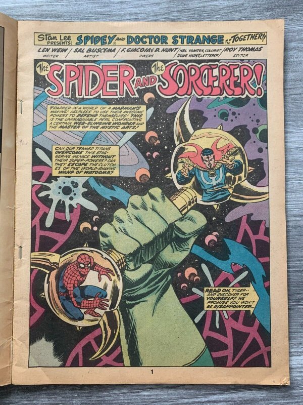 1979 THE SENSATIONAL SPIDER-MAN Marvel Treasury #22 VG/FN 5.0 Black Panther