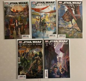 Star Wars Galaxy's Edge set #1-5 Direct Marvel (8.0 VF) (2019)
