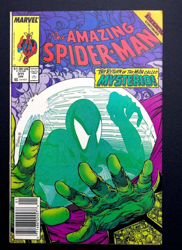 The Amazing Spider-Man #311 (1989) [KEY] Todd McFarlane Cvr Art - VF/NM!