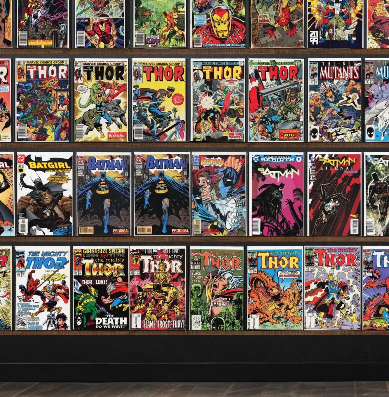 Huge Lot 150+ Comics with Iron Man, Thor, The Incredible Hulk & More!