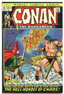 Conan The Barbarian #13 1972-  Barry Smith -Robert E Howard- Elric appearance FN