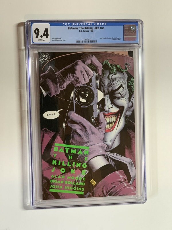 Batman Killing Joke 1 Cgc 9.4 Dc Comics