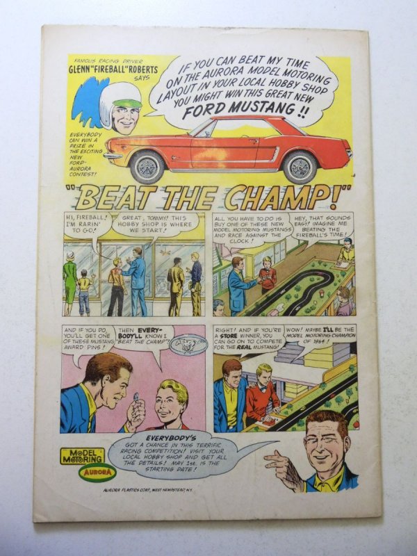 Blackhawk #198 (1964) VG Condition moisture stains, cover detached at 1 staple