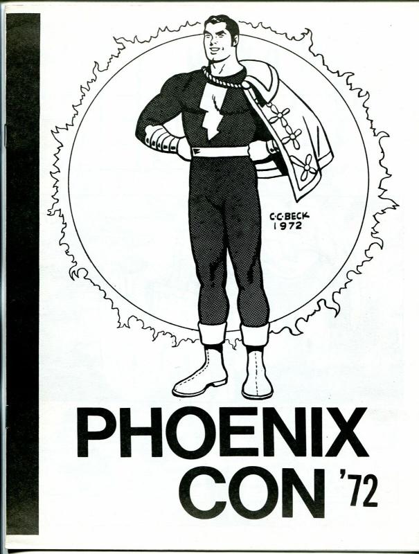 Phoenix Con Program Book 19792-CC Beck-Capt Marvel-Don Newton-John Clark-NM