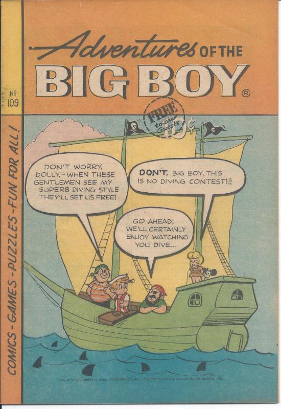 Adventures of the Big Boy #109  Jan.. 1965 (VF)