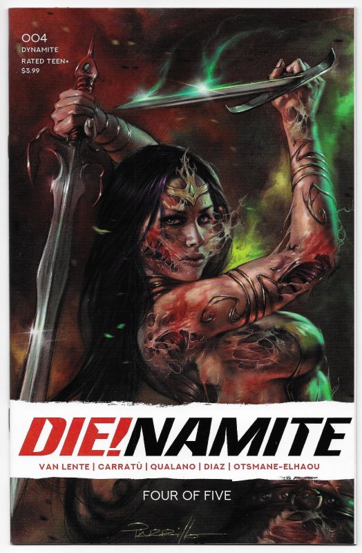 Die!Namite #4 Parrillo Cover | Dejah Thoris | Vampirella | Red Sonja ITC327