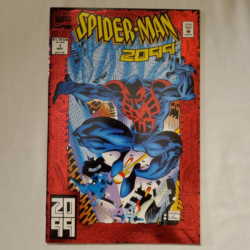 Spider-Man 2099 1 Very Fine/Near Mint Cover by Rick Leonardi