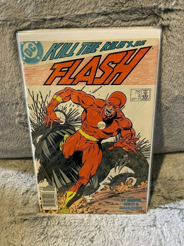 Lot of 5 books the Flash #3, 4, 9, 39, 46 Minor Keys! DC Comics 1987 