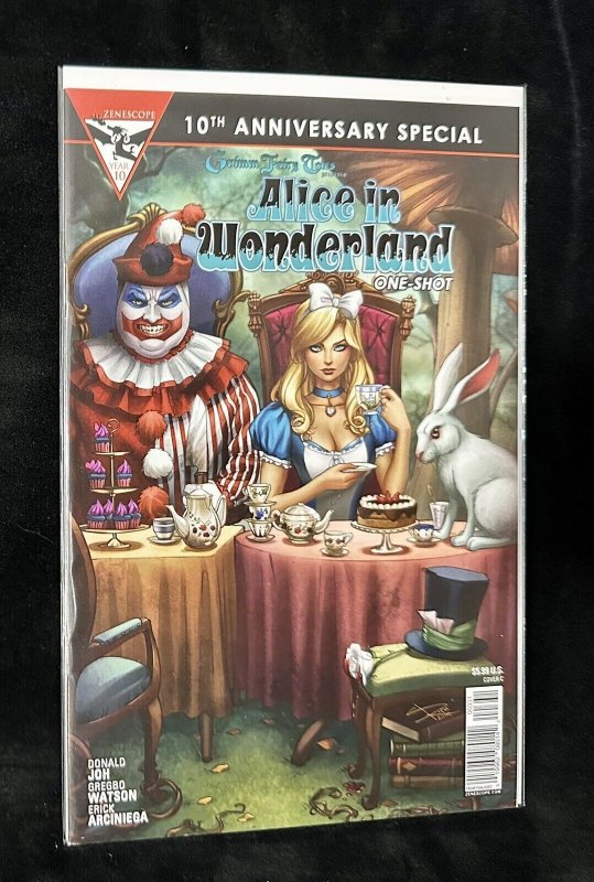 GFT Alice In Wonderland One Shot Sabine Rich Cover Gregbo Watson Zenescope 2015 