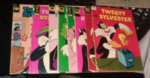 tweety and sylvester 8 issue golden silver bronze age comics lot run collection